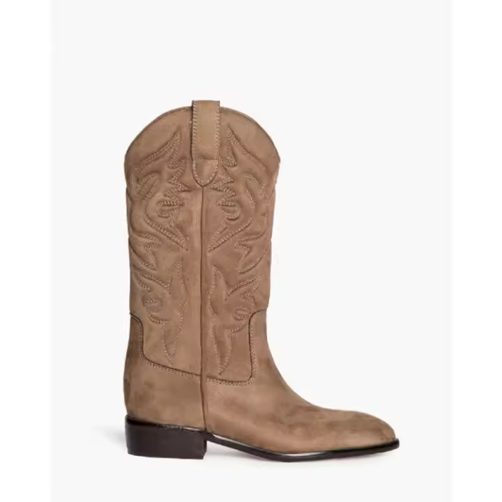 Corina Bota Cowboy Taupe, Efecto Piel - 1