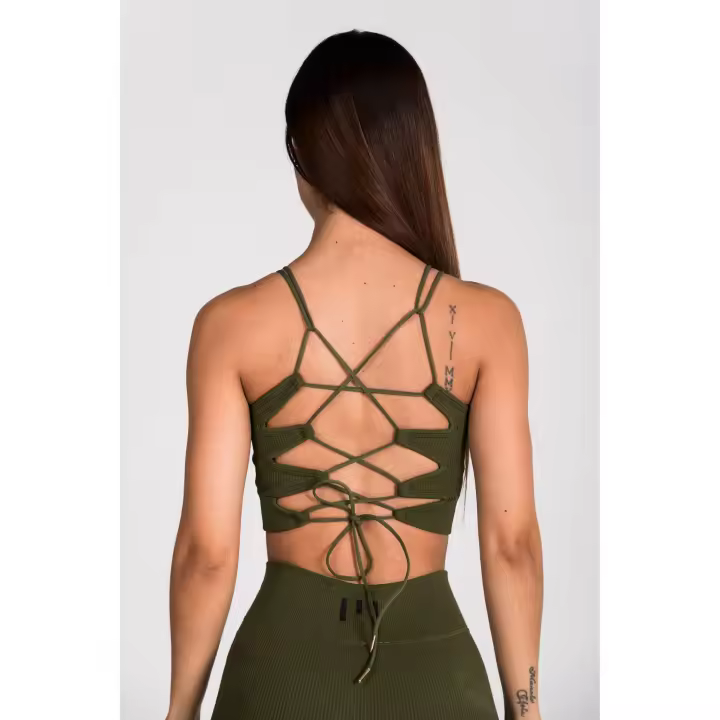 LYOM™ LYOM™ Infinity Top - Olive Green SUJETADOR DEPORTIVO - 1
