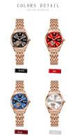Reloj De Cuarzo Para Mujer POshi Marca Lujosa Con Fecha Y Manos Luminosas Acero Inoxidable Resistente Al Agua Reloj De Moda Para Mujer - details 5