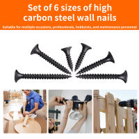 Kit De Tornillos De Madera M3.5 Cabeza Plana Con Encogimiento Cruzado 115 Piezas Herramientas De Fijación Para Carpintería Y Bricolaje - details 5