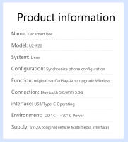 Adaptador Wireless Carplay Android Auto 2en1 Dongle Inteligente 2024 5G WIFI Para iPhone Y Android Compatible Con Volvo Benz MG Kia Chery VW - details 12