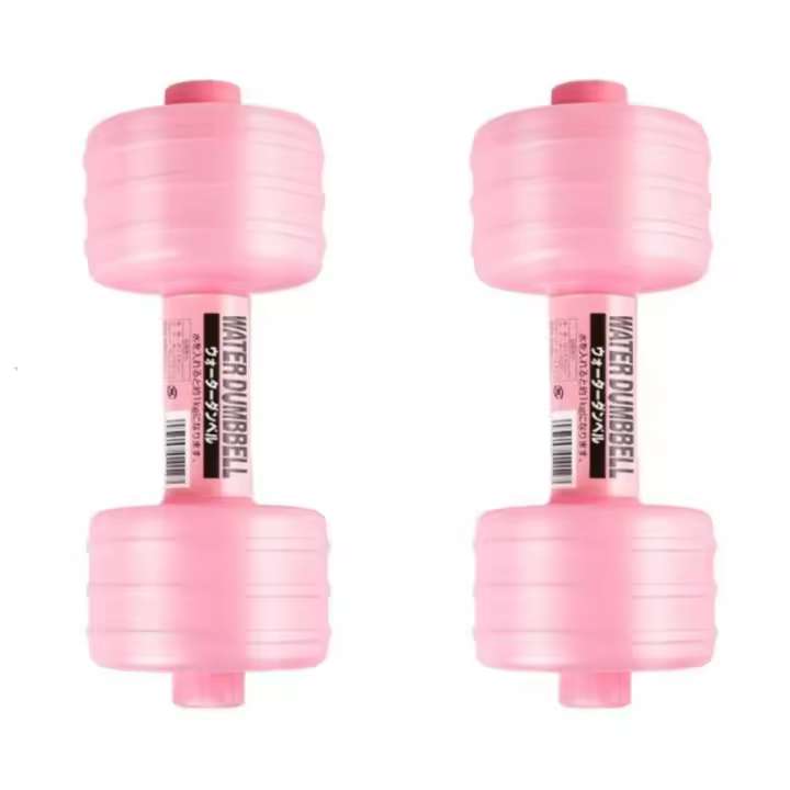 2pcs De Dumbbell Ajustable De Agua De 1000ml Para Mujer Equipo De Ejercicio De Pérdida De Peso Y Yoga Entrenamiento De Gimnasio - 1
