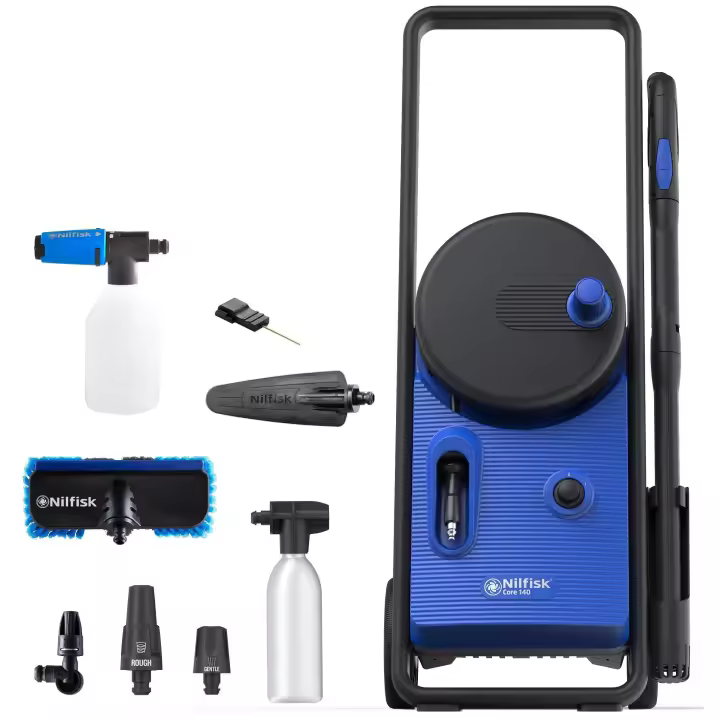 Nilfisk Core 140-8 PowerControl In-Hand Car Wash EU Pressure Washer Upright Electric 474 l/h 1800 W Blue - 1