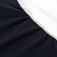 Traje de baño de una sola pieza con estampado de leopardo conservador hueco de hombro inclinado - details 5