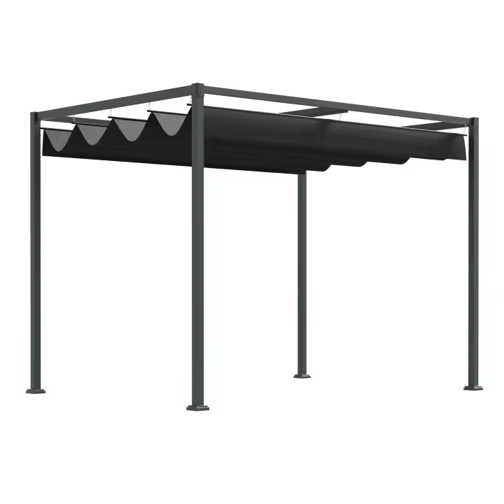 Gazebo Techo terraza con claraboya 298x213x221cm - 1