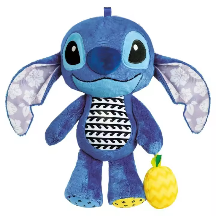 Peluche Stitch infantil primeras actividades y sonajero 17918 - 1