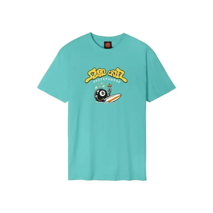 Camiseta Santa Cruz Turquesa Winkowski Surf Front Tee - 1