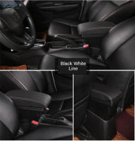 Soporte Central Para Honda Fit / Jazz 2015-2020 Caja De Almacenamiento Interior Con 3 USB Material PU Y Plástico ABS - details 11