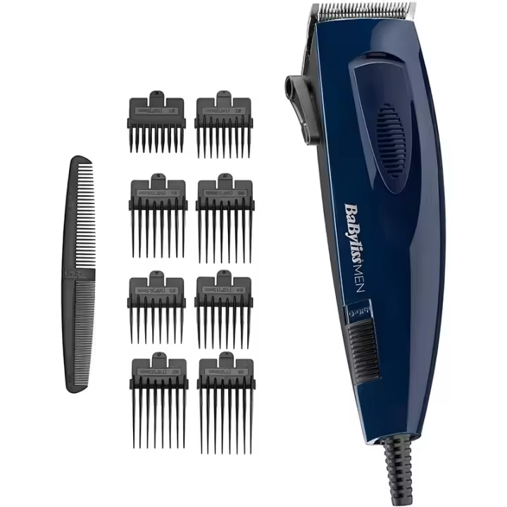 Cortapelos BaByliss E695E / con Cable/ 12 Accesorios - 1