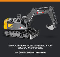 Autobús Excavadora RC Para Niños 1/18 Metal Y Plástico Control Remoto 17 Canales Vehículo De Ingeniería Eléctrico Para Niños Y Niñas Juguete Listo Para Usar - details 2