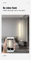 Lámpara Colgante LED Moderna Minimalista En Aluminio Negro Para Decoración De Comedor Y Dormitorio Iluminación Pendente Con Bombillas Incluidas - details 1