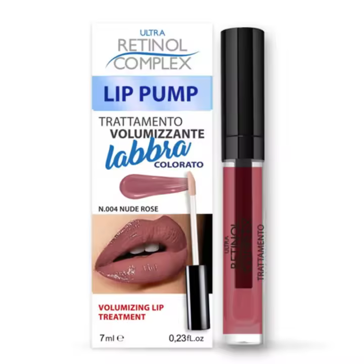 Lip Pump Pink Color Nude Tratamiento Labial Voluminizador Ultra Retinol Complex - 1