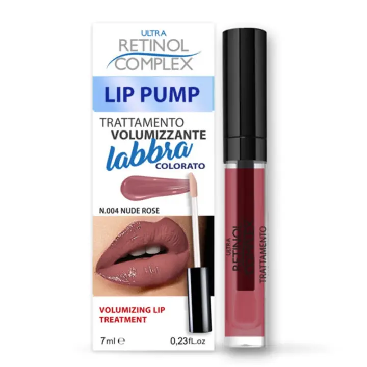 Lip Pump Pink Color Nude Tratamiento Labial Voluminizador Ultra Retinol Complex - 1