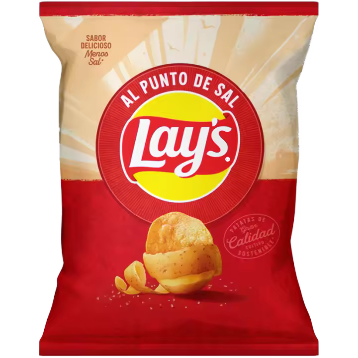 PACK de 12 - Lay´s patatas fritas sabor al punto de sal12 x 150g PEPSICO - 1
