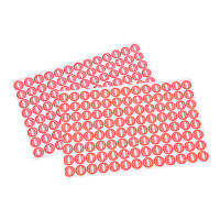 Etiqueta De Sellado Frágil Universal 10mm 208Pc Garantía Rotura VÁLIDO Para Empaque Y Almacenamiento Estilo Redondo - details 3