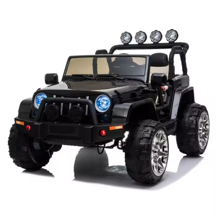 ATAA Predator 24v, Coche eléctrico para niños XXL Todo Terreno de 2 plazas con 4 potentes Motores, batería de 24V, Asiento de Piel, Ruedas EVA y Mando para Padres - 1