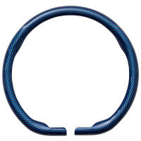 Cubierta De Volante Universal Tamaño 36-38cm Antideslizante D-Shaped Transpirable Protector De Accesorios Para Coche - details 2