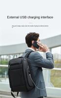 Bolsa De Negocios Multifuncional Impermeable Con Cerradura Antirrobo Transpirable Mochila Con Carga USB Gran Capacidad Para Viajes - details 9