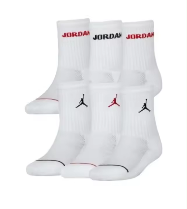 Calcetn NIKE JHB JORDAN LEGEND CREW 6PK BJ0343 001 Blanco - 1