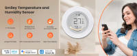 Sensor De Temperatura Y Humedad Inteligente AVATTO Tuya ZigBee Pantalla E-ink Batería De Bajo Consumo Compatible Con Alexa Google Home - details 0
