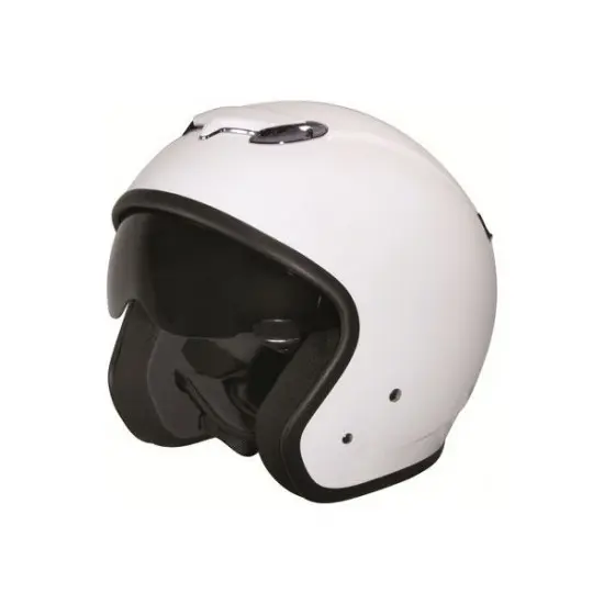 Casco Zeus HZ381 con Gafas Interiores Plegables Blanco - 1
