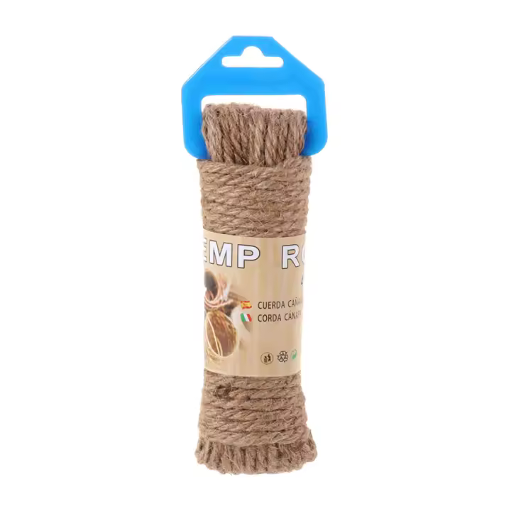 Cordón De Jute Natural Para Gatos Y Mascotas 10/50/100 Metros Hilo De Jute Para Rascado De Gatos Cinta De Burlap Para Empaquetado De Regalos Bodas Y Fiestas - 1
