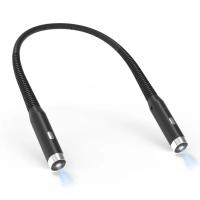 Luz De Cuello Recargable LED 3 Modos Lámpara De Lectura Portátil Luz Nocturna Novelty Flashlight Lámpara De Libro - details 6