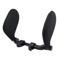 Retractable Headrest, Car Seat Side Headrest Car Headrest, Leather Headrest, Car Seat Side Headrest for Adults Children, Retractable Car Headrest Black - details 0