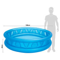 Piscina hinchable infantil con 2 aros y relieve intex - details 3