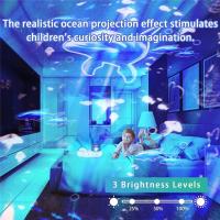 Océano estrella cielo noche luz proyector para niño constelación Galaxy proyector 360 grados rotación nebulosa estrellada lámpara de proyección - details 8