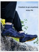 Zapatos De Senderismo Para Hombre Ligeros Resistentes Al Deslizamiento Botas De Tobillo Transpirables Para Exteriores Trekking Camino - details 3