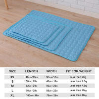 Alfombra De Enfriamiento Para Mascotas Perro Gato Cama Fría De Verano Tamaño Pequeño Material De Seda Hielo Resistente Al Agua 5 Tamaños Disponibles - details 3