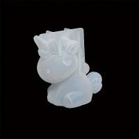 Molde De Silicona Transparente De Unicornio Para Velas Epoxy Resina Animal Herramienta De Decoración Para Artesanía Y Aromaterapia Tamaño 6x6cm - details 0