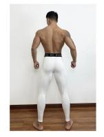 Pantalones De Compresión Para Hombre Terciopelo Secado Rápido Deporte Entrenamiento Fitness Leggings Sexys Para Gimnasio - details 11