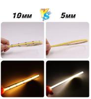 Tira De Luz LED COB CCT De 10M 624 LEDs/m Alta Densidad Flexible 5mm Luces Lineales Dimmables 3 Cables DC24V 2700K a 6500K Para Sala De Estar - details 0
