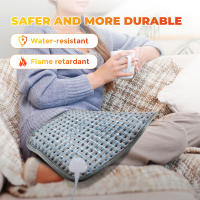 Almohadilla De Calor Eléctrico Para El Cuello Y Hombros Almohadilla De Compresión Caliente Para Alivio Del Dolor Lumbar Y Piernas Edredón De Terapia Física Para Invierno Tamaño Grande Material De Algodón Y ABS - details 2