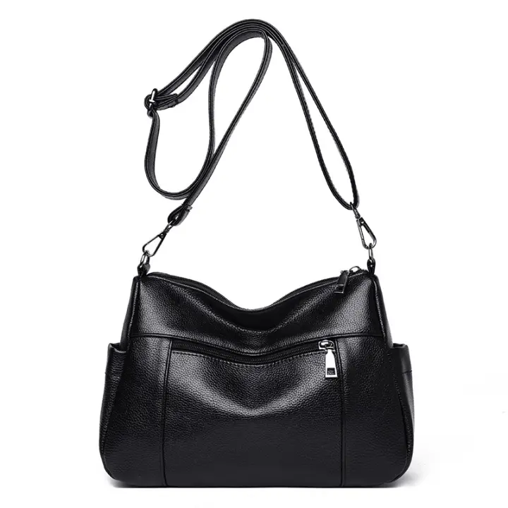 Bolso de Mujer Nuevo 2024 de Piel sintética, Bolso Mediana de mujer de edad, Bandolera, Monedero - 1