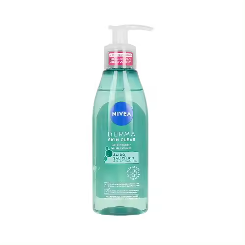 Nivea Derma Skin Clear Gel Limpiador Facial 150 Ml - 1