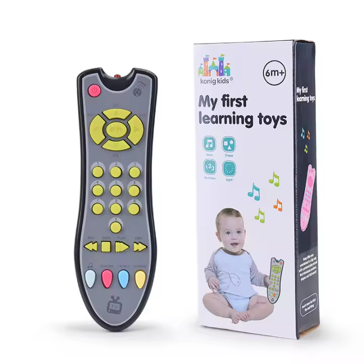 Juguete de Bebé con Música Control Remoto para Teléfono Móvil y TV Clave de Coche Educación Temprana Máquina de Aprendizaje de Núeros Eléctricos Regalos para Recién Nacidos - 1