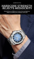 Reloj De Hombre PENGAGAR Lujo Militar Quadrado Impermeable Luminoso Con Fecha Y Día De La Semana Acero Inoxidable Reloj De Cuarzo Con Estuche - details 6