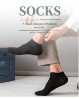 Calcetines De Tobillo Suaves Y Ligeros Para Hombres Y Mujeres Calcetines Casuales De Bote Color Sólido Paquete De 10 Pares - details 1