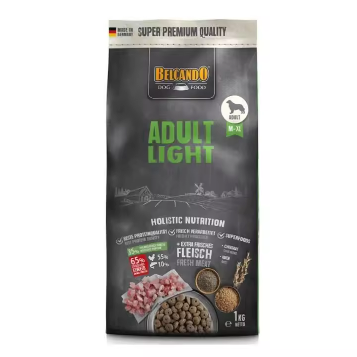 BELCANDO Adulto Light para perro poco activo o con tendencia al sobrepeso 4 Kg - 1