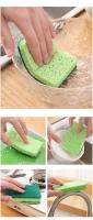 2pcs Esponjas De Limpieza De Algodón De Pulpa De Madera Para Lavado De Platos Y Limpieza De Cocina Cepillo Mágico Para Eliminar Manchas Fuertes - details 8