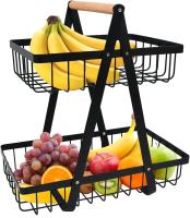 HOME  Cesta de Frutas de 2 Niveles con Soporte para Frutero y Verduras - details 7