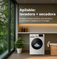EVVO Lavadora 10-7 kg carga frontal Terra N, 1400 rpm, Clase energética A, Motor eDRIVE inverter, 16 programas - details 2