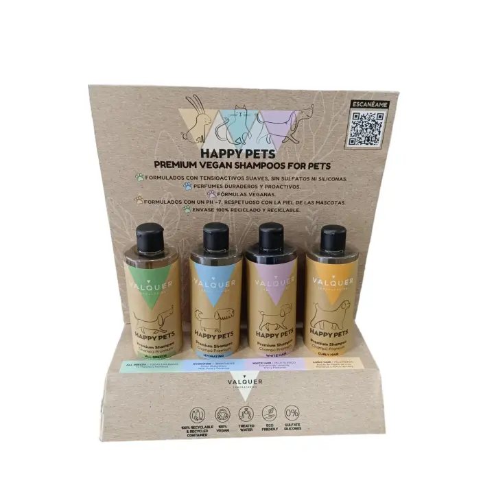 Valquer Profesional Champú Premium para Mascotas de Pelo Rizado - 400 Ml - 1