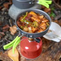 Kit de utensilios de cocina Para acampar, juego de cocina Para acampar, juego de sartenes y ollas para acampar para Viajes - details 2