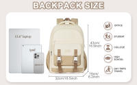 Mochila de alta capacidad para estudiantes, morral escolar para ordenador portátil, de viaje, estética, a la moda, para mujer - details 5