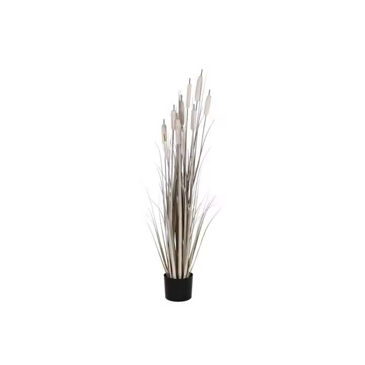 Planta Pvc 35X35X115 Junco Gris Claro El mejor complemento para tu hogar  -Fijalo- - 1