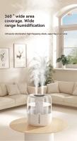 Humidificador USB De Gran Capacidad 6.8L Doble Rociador Para Casa Dormitorio Oficina Habitación Con Pequeño Luz Nocturna - details 9